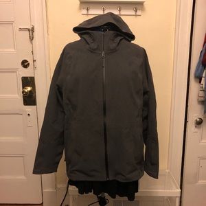 North Face Apex Flex Gray Jacket with Gore-Tex